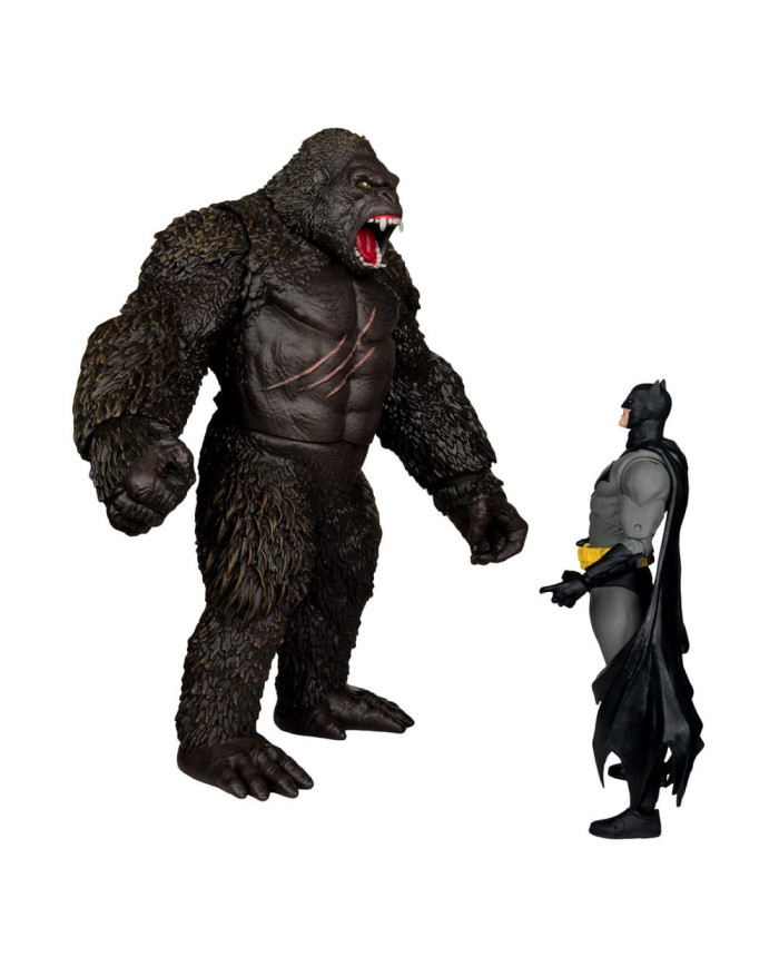 Dc Justice League Monsterverse Dc Multiverse Pack de 2 Figurines Batman & Kong 29 Cm