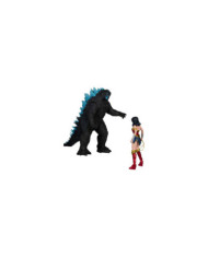 Dc Justice League Monsterverse Dc Multiverse Pack de 2 Figurines Wonder Woman Vs. Atomic Blast Godzilla 18 Cm