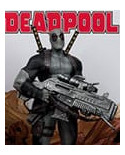 Marvel Collection Statuette PVC 1 / 6 Deadpool (Deadpool n1)(grey Suit Chase) 27 Cm