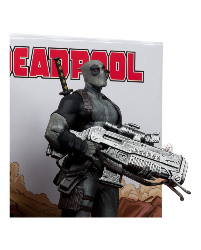 Marvel Collection Statuette PVC 1 / 6 Deadpool (Deadpool n1)(grey Suit Chase) 27 Cm