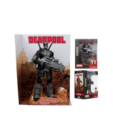 Marvel Collection Statuette PVC 1 / 6 Deadpool (Deadpool n1)(grey Suit Chase) 27 Cm