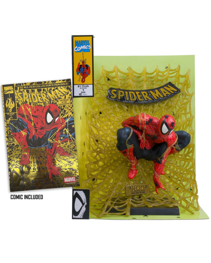 Marvel Collection Statuette PVC 1 / 6 Spider  man (Spider  man n 1) (Gold Edition) (Gold Label) 15 Cm