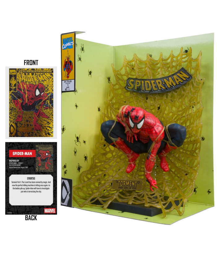 Marvel Collection Statuette PVC 1 / 6 Spider  man (Spider  man n 1) (Gold Edition) (Gold Label) 15 Cm