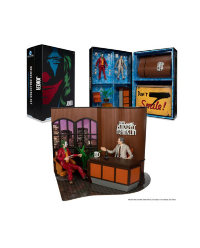 Joker Dc Multiverse (Joker Movie) Figurine Deluxe Colllector The Joker (Live With Murray Franklin) Limited Edition 18 Cm