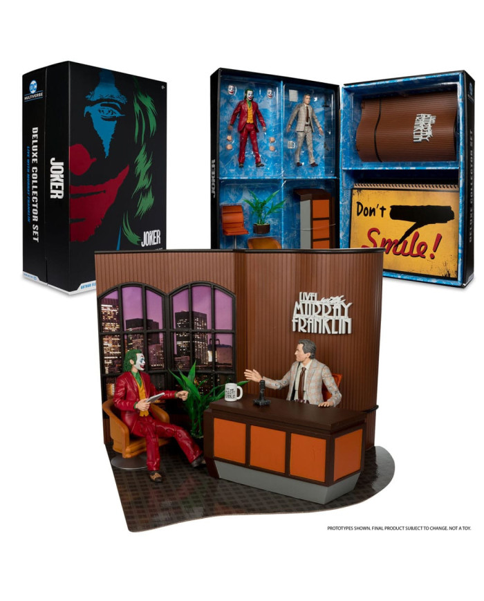 Joker Dc Multiverse (Joker Movie) Figurine Deluxe Colllector The Joker (Live With Murray Franklin) Limited Edition 18 Cm