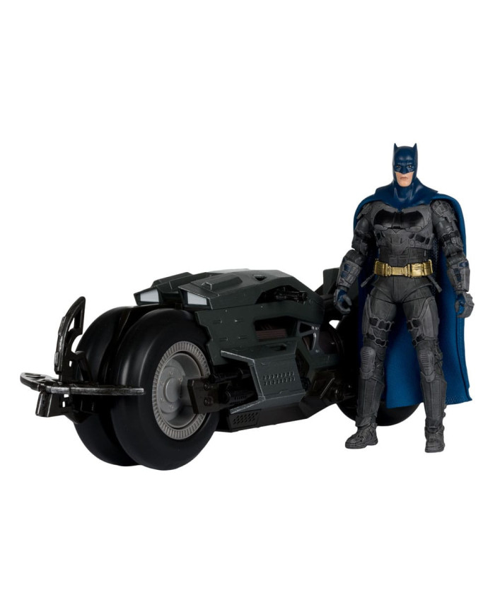 The Flash Dc Multiverse Véhicule Batcycle With Batman