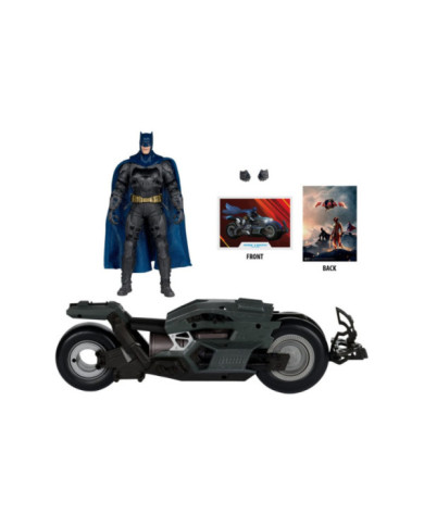 The Flash Dc Multiverse Véhicule Batcycle With Batman