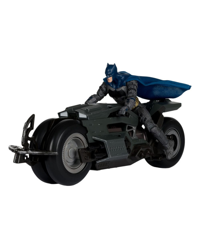 The Flash Dc Multiverse Véhicule Batcycle With Batman