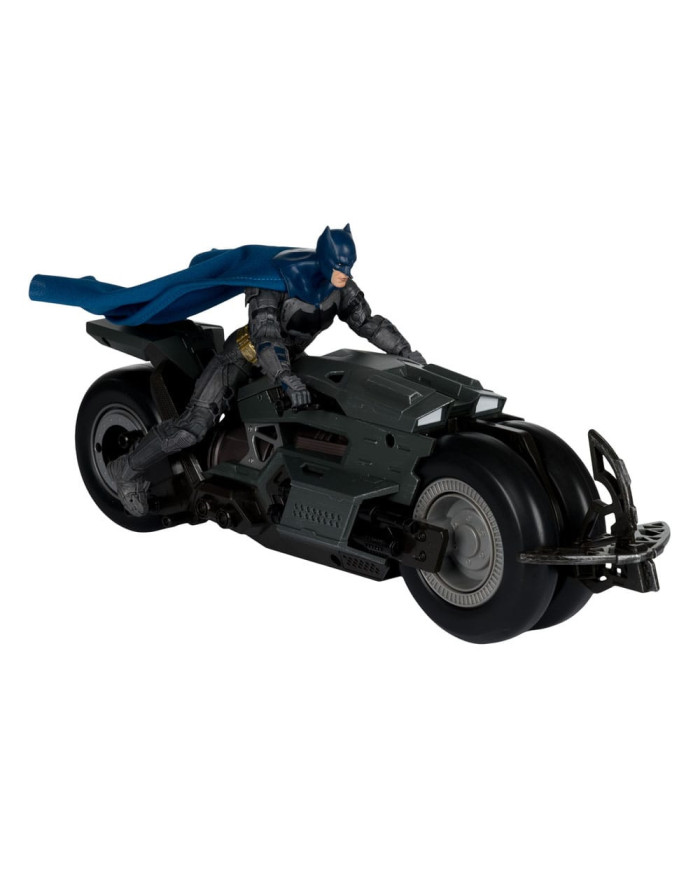 The Flash Dc Multiverse Véhicule Batcycle With Batman