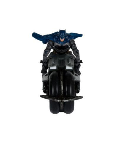 The Flash Dc Multiverse Véhicule Batcycle With Batman