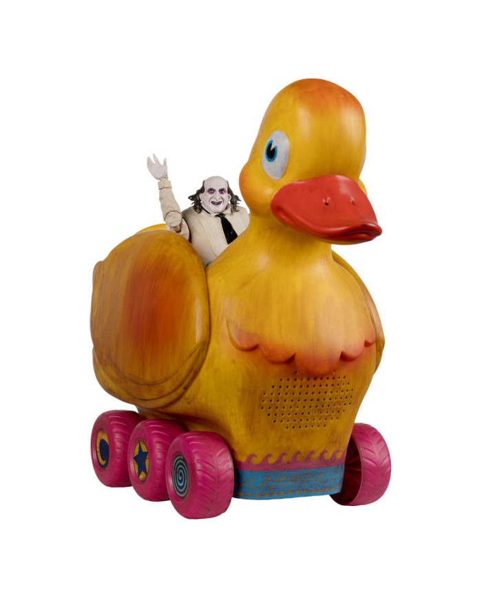 Batman : le Défi Dc Multiverse Véhicule et Figurine The Duck & Penguin 24 Cm