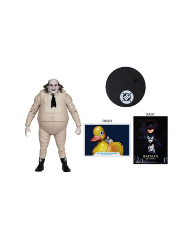 Batman : le Défi Dc Multiverse Véhicule et Figurine The Duck & Penguin 24 Cm