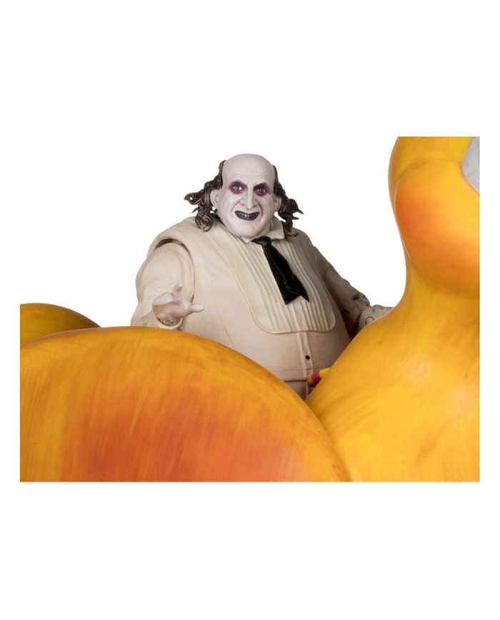 Batman : le Défi Dc Multiverse Véhicule et Figurine The Duck & Penguin 24 Cm