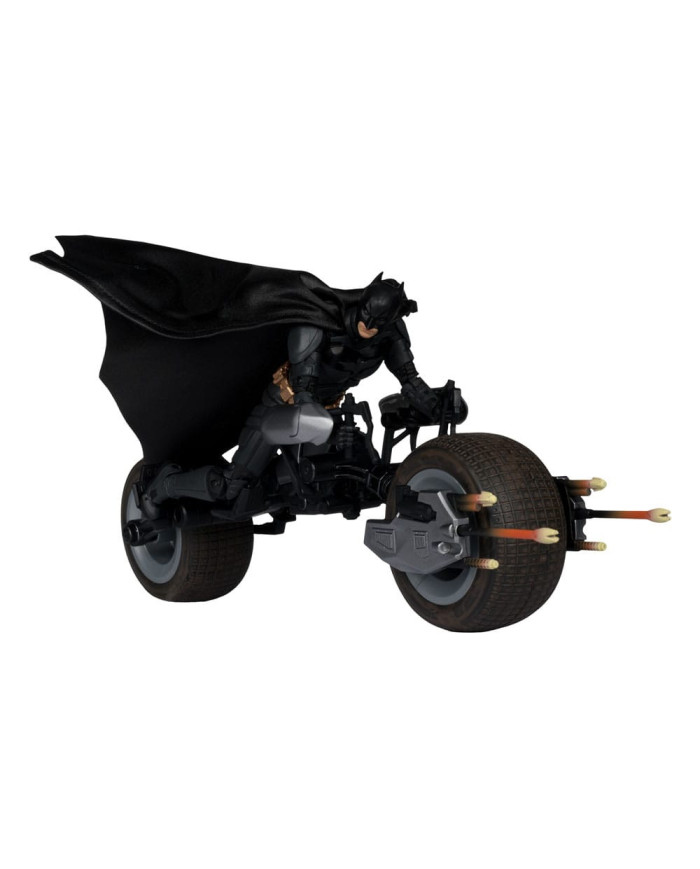 The Dark Knight Dc Multiverse Figurine avec Véhicule Batman & The Batpod 18 Cm