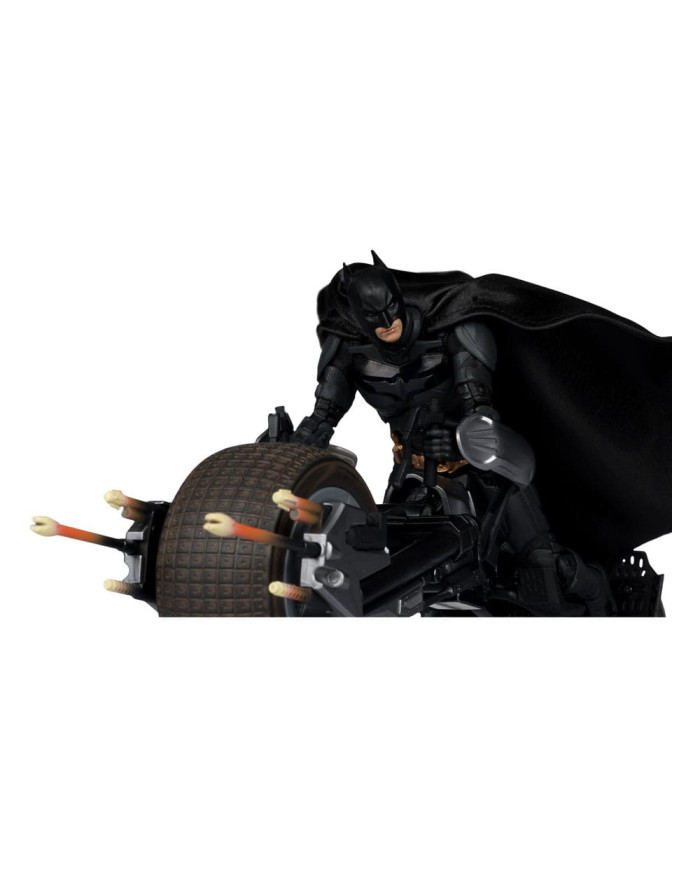 The Dark Knight Dc Multiverse Figurine avec Véhicule Batman & The Batpod 18 Cm