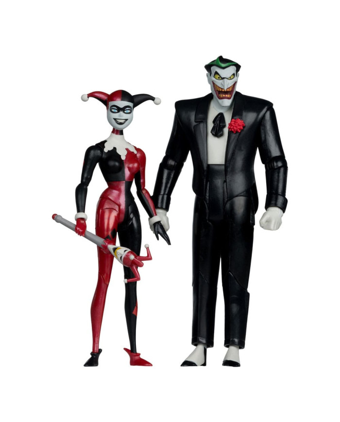 Batman: The Animated Series Dc Direct Figurines Harley Quinn & The Joker (Mad Love) (Gold Label) 18 Cm