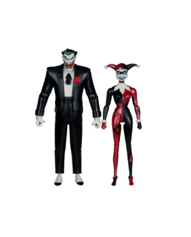 Batman: The Animated Series Dc Direct Figurines Harley Quinn & The Joker (Mad Love) (Gold Label) 18 Cm