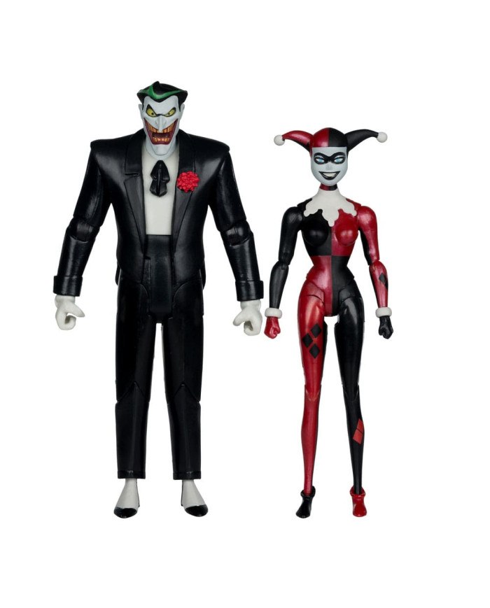 Batman: The Animated Series Dc Direct Figurines Harley Quinn & The Joker (Mad Love) (Gold Label) 18 Cm