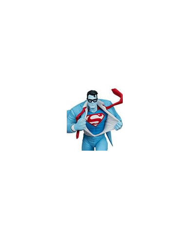 Dc Direct Statuette 1 / 10 Superman Red And Blue: Superman By Clayton Henry Limited Edition 16 Cm