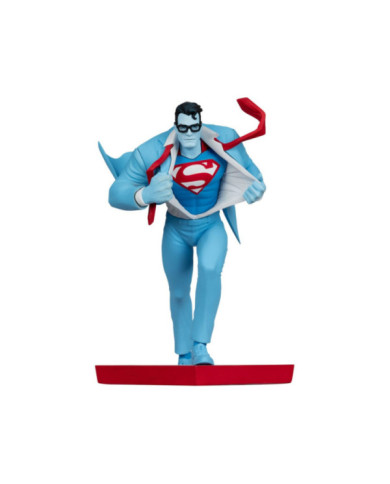 Dc Direct Statuette 1 / 10 Superman Red And Blue: Superman By Clayton Henry Limited Edition 16 Cm