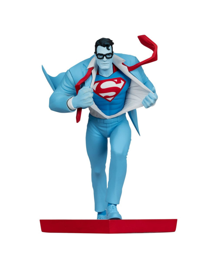 Dc Direct Statuette 1 / 10 Superman Red And Blue: Superman By Clayton Henry Limited Edition 16 Cm