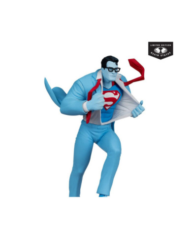 Dc Direct Statuette 1 / 10 Superman Red And Blue: Superman By Clayton Henry Limited Edition 16 Cm