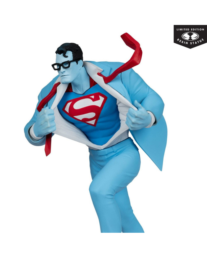 Dc Direct Statuette 1 / 10 Superman Red And Blue: Superman By Clayton Henry Limited Edition 16 Cm