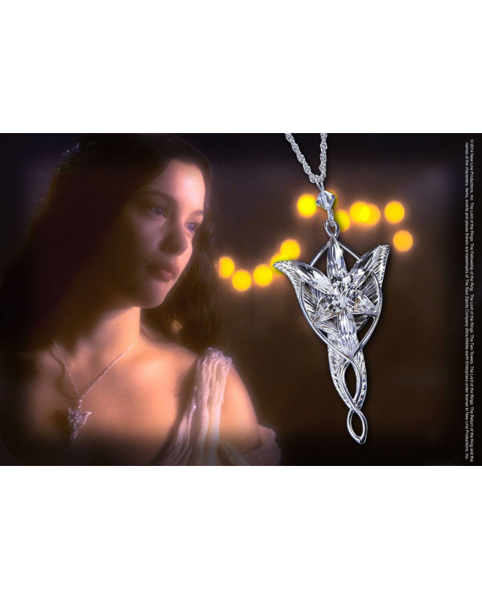 Le Seigneur des Anneaux Pendentif Argent Arwen Etoile du Soir