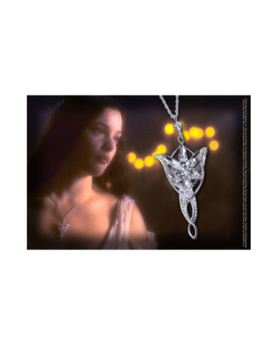 Le Seigneur des Anneaux Pendentif Argent Arwen Etoile du Soir