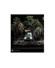 Jurassic World: The Lost World Statuette 1 / 15 T  rex Cliff Attack 53 Cm