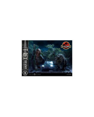 Jurassic World: The Lost World Statuette 1 / 15 T  rex Cliff Attack 53 Cm