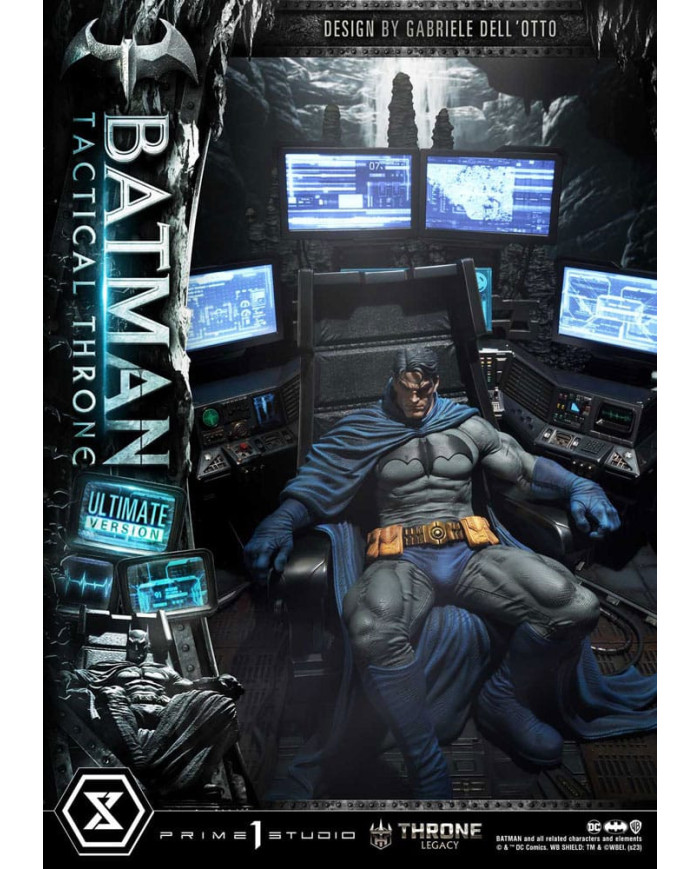Dc Comics Statuette 1 / 3 Throne Legacy Collection Batman Tactical Throne Ultimate Bonus Version 57 Cm