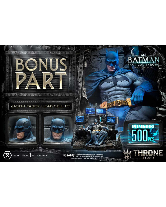 Dc Comics Statuette 1 / 3 Throne Legacy Collection Batman Tactical Throne Ultimate Bonus Version 57 Cm