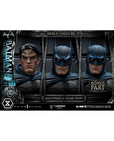 Dc Comics Statuette 1 / 3 Throne Legacy Collection Batman Tactical Throne Ultimate Bonus Version 57 Cm