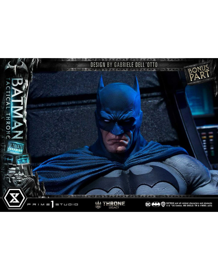 Dc Comics Statuette 1 / 3 Throne Legacy Collection Batman Tactical Throne Ultimate Bonus Version 57 Cm