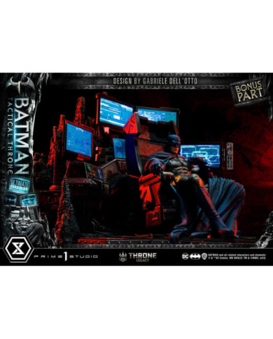 Dc Comics Statuette 1 / 3 Throne Legacy Collection Batman Tactical Throne Ultimate Bonus Version 57 Cm