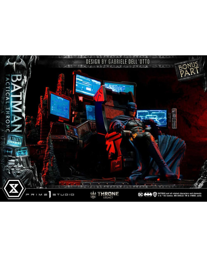 Dc Comics Statuette 1 / 3 Throne Legacy Collection Batman Tactical Throne Ultimate Bonus Version 57 Cm