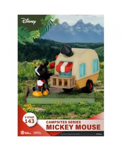 Figurine Diorama D-Stage Campsite - Mickey Mouse
