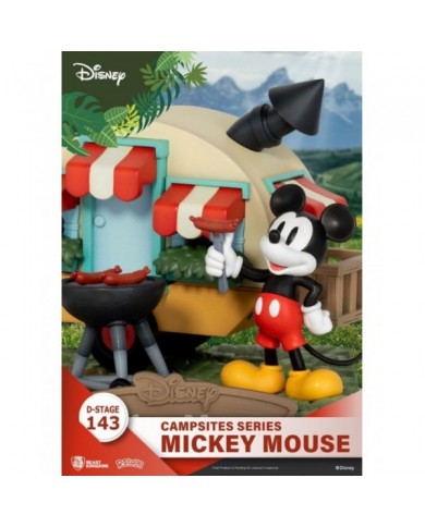 Figurine Diorama D-Stage Campsite - Mickey Mouse