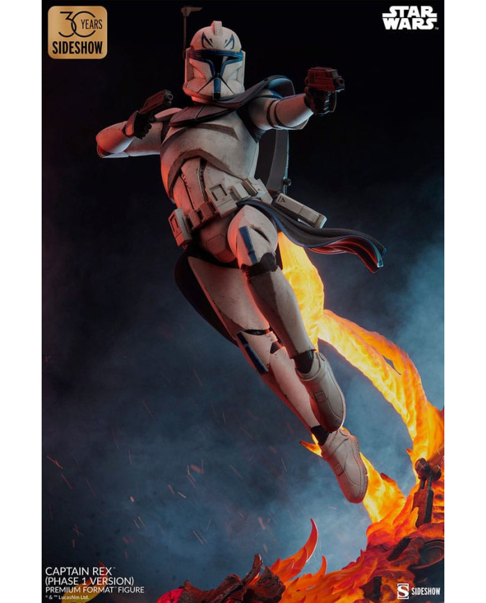 Star Wars Statuette Premium Format Captain Rex (Phase 1 Version) Sideshow Exclusive 68 Cm