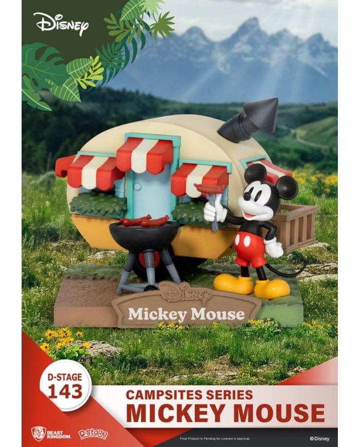 Pack figurines Dioramas D-Stage Campsite