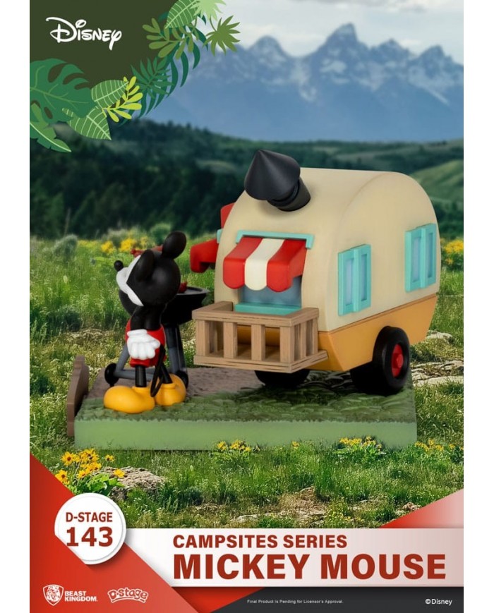 Pack figurines Dioramas D-Stage Campsite