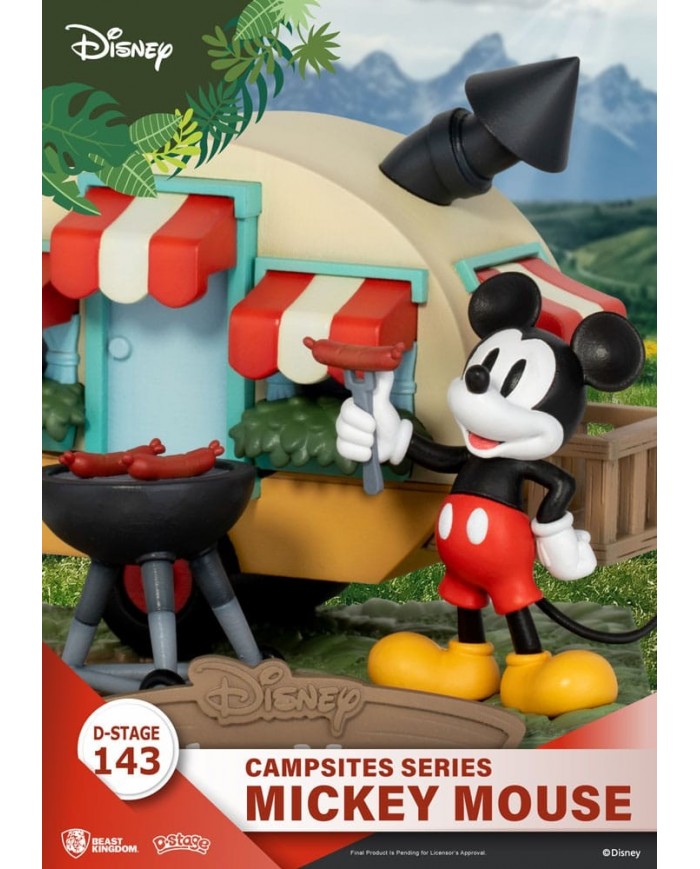 Pack figurines Dioramas D-Stage Campsite