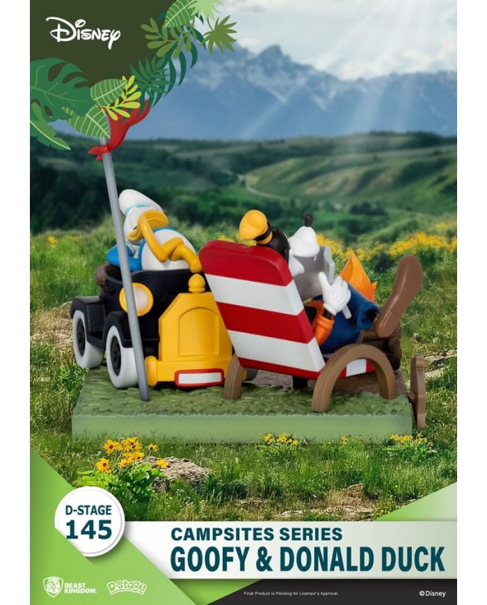 Pack figurines Dioramas D-Stage Campsite