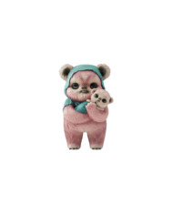 Star Wars Statuette Designer Ewok By Mab Graves Pink Variant 18 Cm