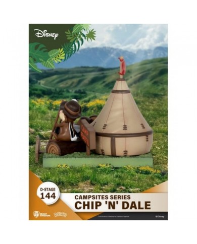 Pack figurines Dioramas D-Stage Campsite