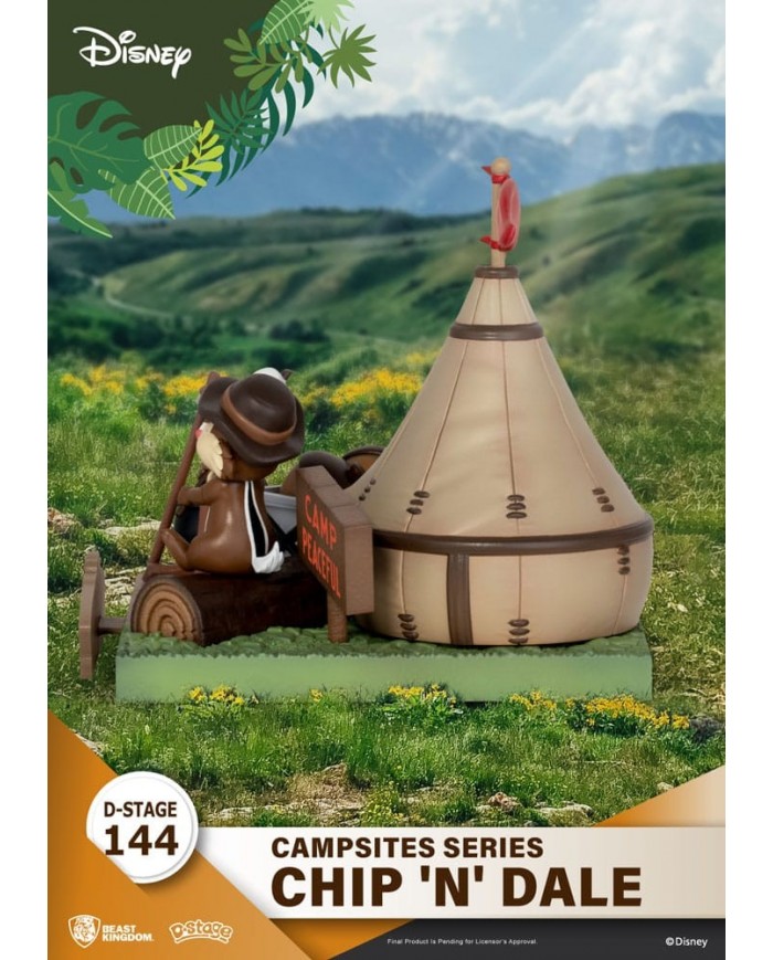 Pack figurines Dioramas D-Stage Campsite