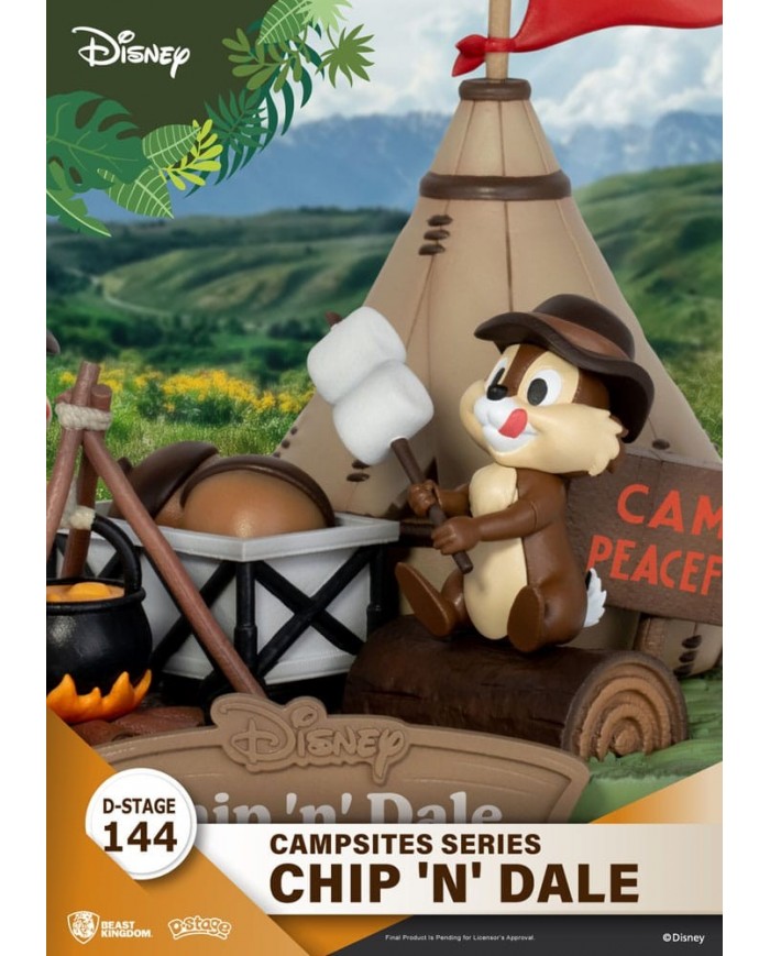 Pack figurines Dioramas D-Stage Campsite