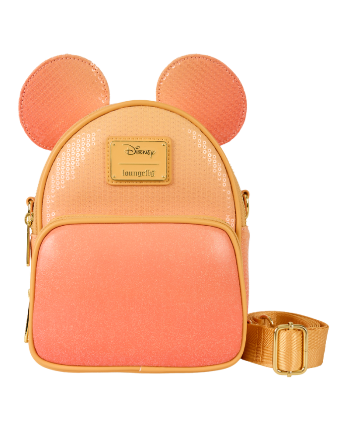 Sac convertible Loungefly - Mickey Mouse Glitter Sequin