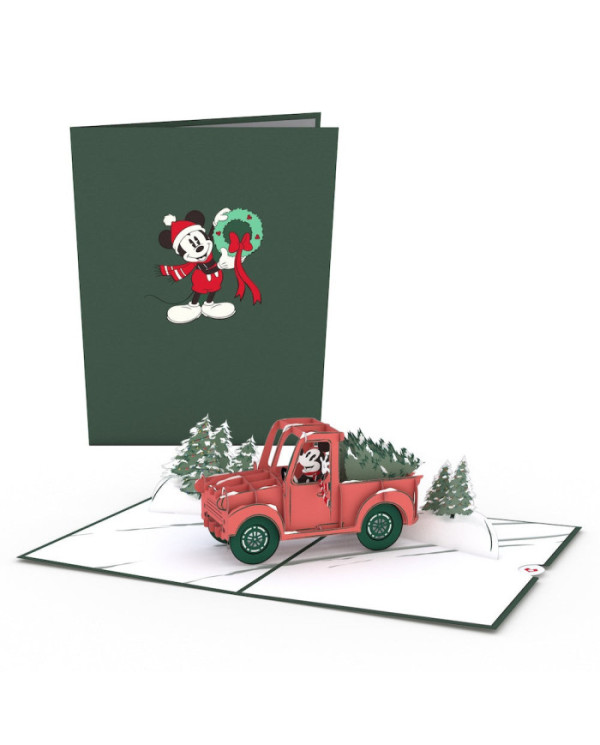 Carte popup Disney Mickey Mouse Holiday Greetings